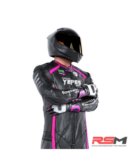 MONO XFOUR NIÑO MODELO YEPES MOTOR ROSA x MIR RACING