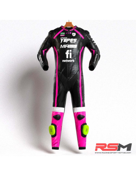 MONO XFOUR NIÑO MODELO YEPES MOTOR ROSA x MIR RACING