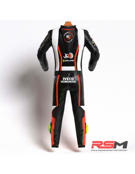 MONO XFOUR NIÑO MODELO RIDERSPIRIT x MIR RACING NARANJA FLUOR