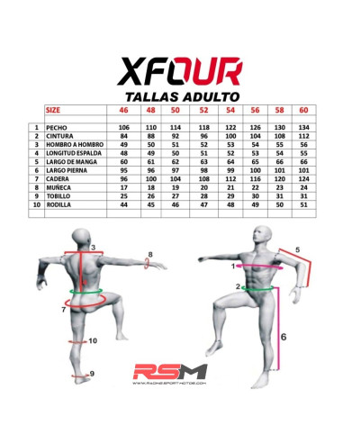 MONO XFOUR ADULTO MODELO VROOAM x MIR RACING ROJO Y NEGRO