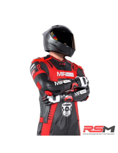 MONO XFOUR ADULTO MODELO VROOAM x MIR RACING ROJO Y NEGRO