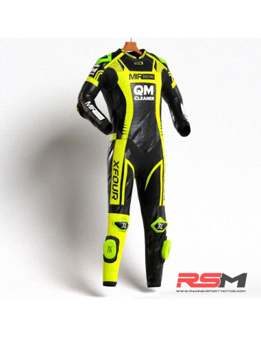 MONO XFOUR ADULTO AMARILLO FLUOR MODELO QM CLEANER X MIR RACING