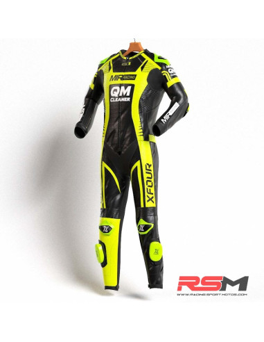MONO XFOUR ADULTO AMARILLO FLUOR MODELO QM CLEANER X MIR RACING