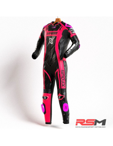 MONO XFOUR ADULTO MODELO MIR RACING ROSA FLUOR 2023