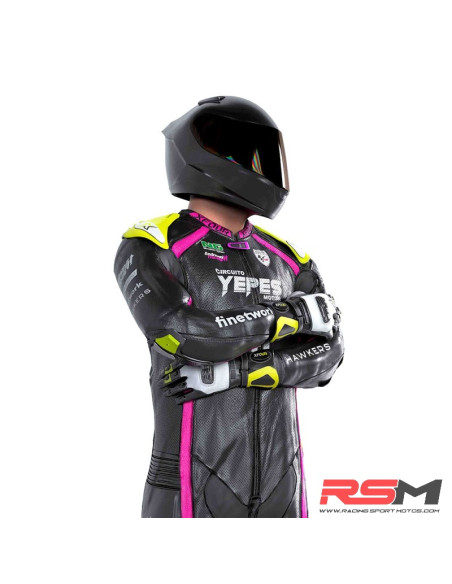 MONO XFOUR ADULTO MODELO YEPES MOTOR ROSA x MIR RACING