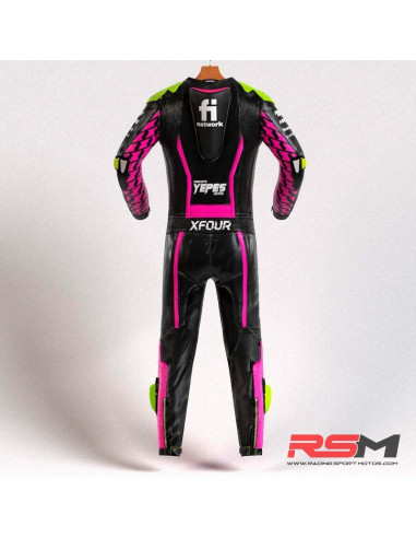 MONO XFOUR ADULTO MODELO YEPES MOTOR ROSA x MIR RACING