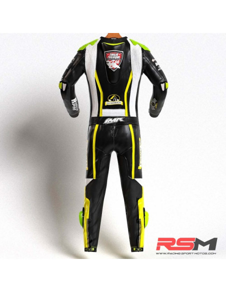 MONO XFOUR ADULTO AMARILLO FLUOR MODELO LA BARRACA X MIR RACING