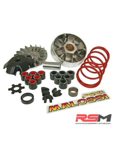 KIT VARIADOR CON POLEAS Y CORREA MALOSSI MHR OVERRANGE MINARELLI HORIZONTAL LARGO