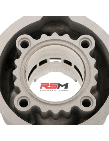 CILINDRO VOCA BESTIA 80CC MINARELLI AM6 D.50MM - CULATA ROJA