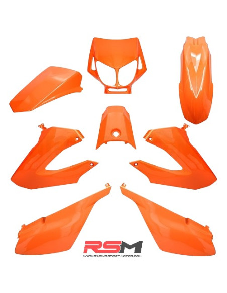 KIT CARENADOS DERBI SENDA 00-10 8 PIEZAS INYECCIÓN ALLPRO