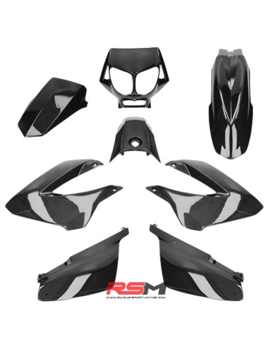 KIT CARENADOS DERBI SENDA 00-10 8 PIEZAS INYECCIÓN ALLPRO