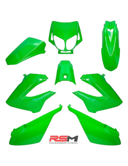 KIT CARENADOS DERBI SENDA 00-10 8 PIEZAS INYECCIÓN ALLPRO