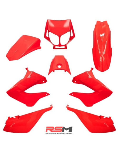 KIT CARENADOS DERBI SENDA 00-10 8 PIEZAS INYECCIÓN ALLPRO