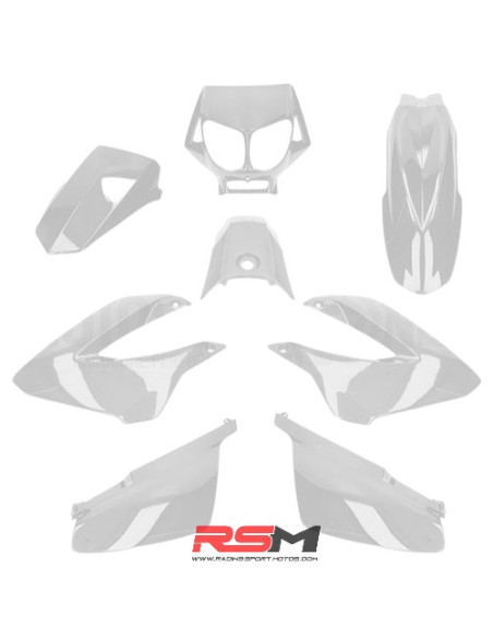 KIT CARENADOS DERBI SENDA 00-10 8 PIEZAS INYECCIÓN ALLPRO