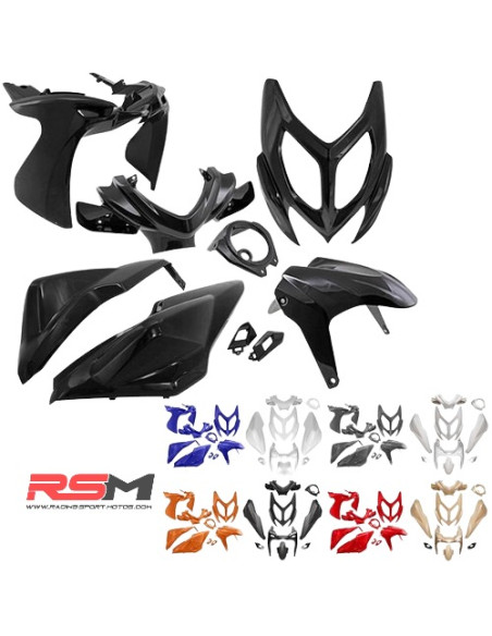 KIT CARENADOS YAMAHA AEROX / MBK NITRO 13 9 PIEZAS ALLPRO