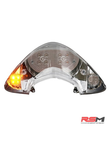 PILOTO TRASERO LED YAMAHA JOG R/RR ALLPRO - TRANSPARENTE