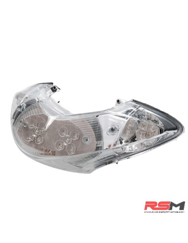 PILOTO TRASERO LED YAMAHA JOG R/RR ALLPRO - TRANSPARENTE