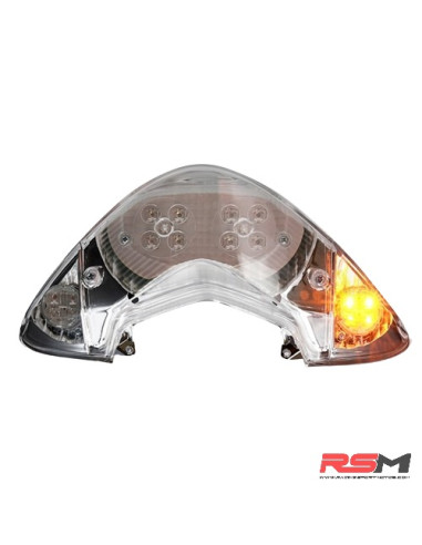 PILOTO TRASERO LED YAMAHA JOG R/RR ALLPRO - TRANSPARENTE
