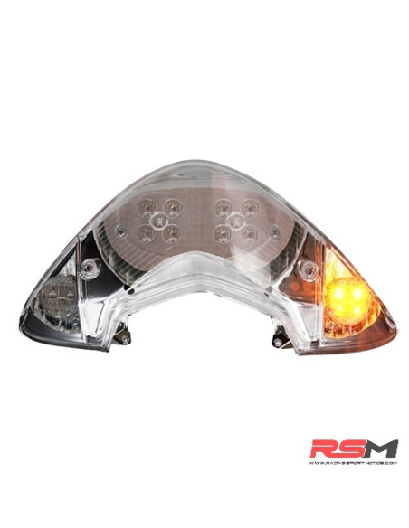 PILOTO TRASERO LED YAMAHA JOG R/RR ALLPRO - TRANSPARENTE