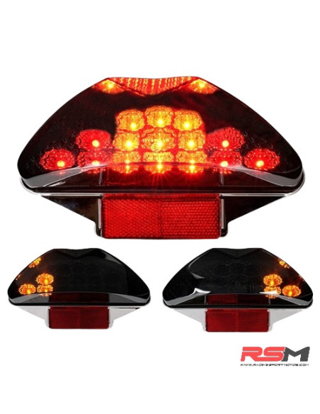 PILOTO TRASERO LED CON INTERMITENTES YAMAHA AEROX  13 (CE) ALLPRO