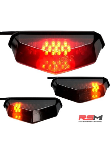 PILOTO TRASERO LED CON INTERMITENTES BLACKLINE ALLPRO
