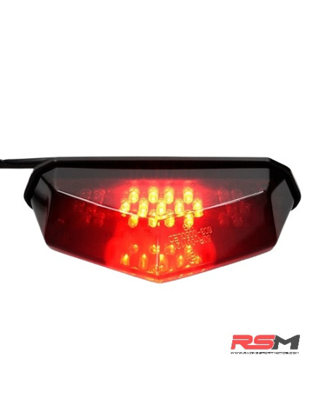 PILOTO TRASERO LED CON INTERMITENTES BLACKLINE ALLPRO