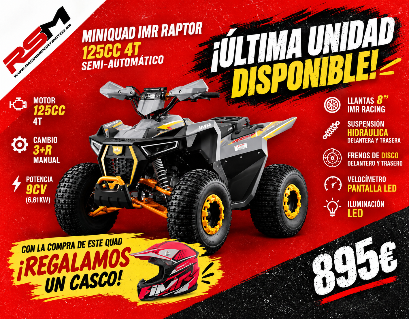 ULTIMA UNIDAD MINIQUAD IMR