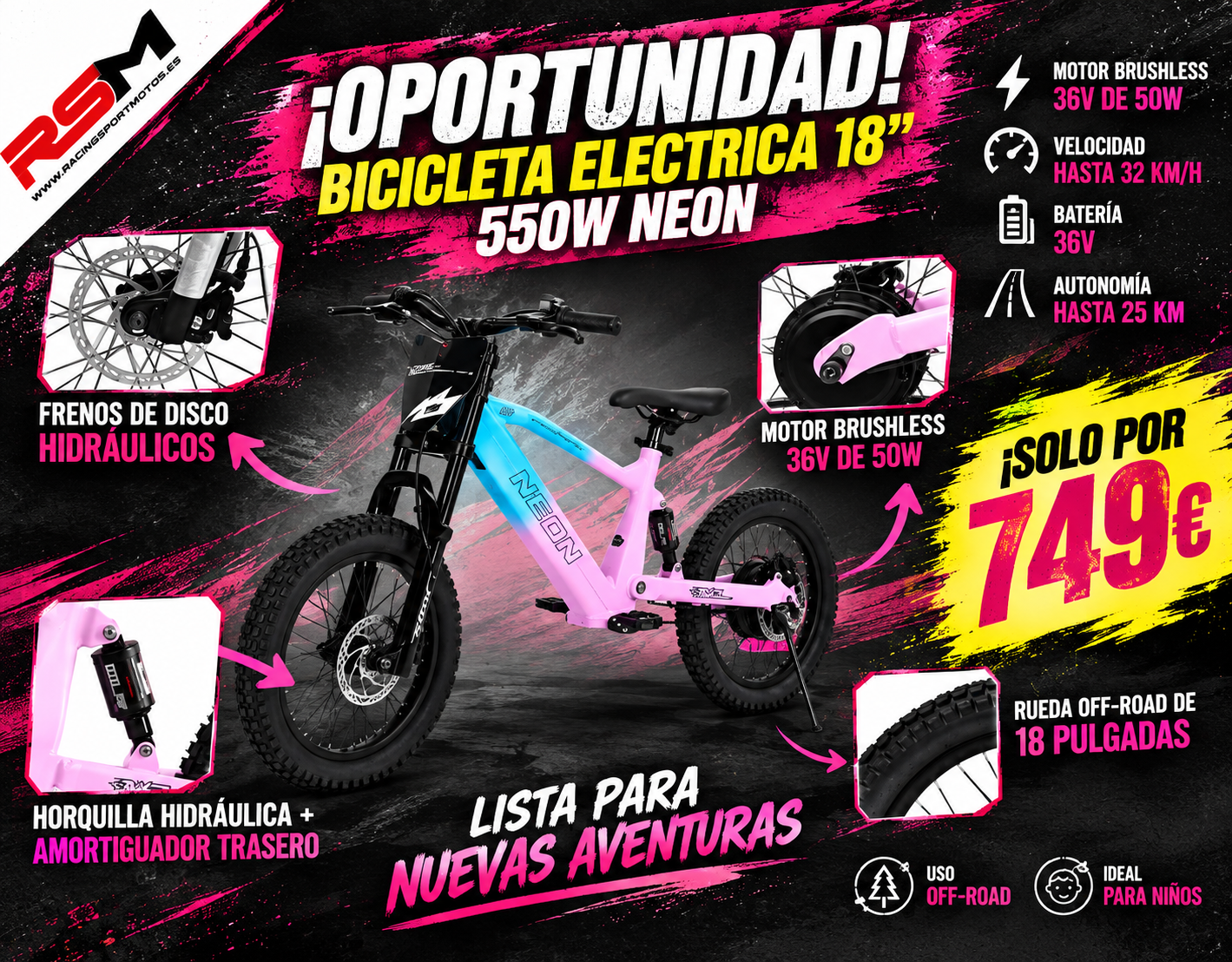 SLIDER BICI18